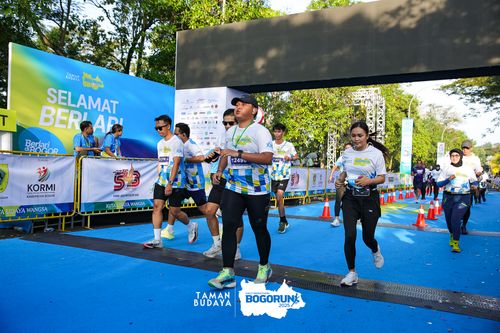 Race photo from Taman Budaya x BOGORUN 2025