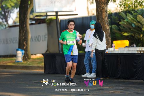 Race photo from BAF LIONS RUN 2024