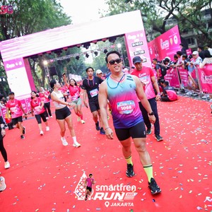 Race photo from SMARTFREN RUN 2026