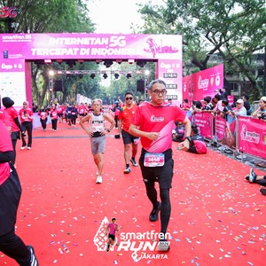 Race photo from SMARTFREN RUN 2026