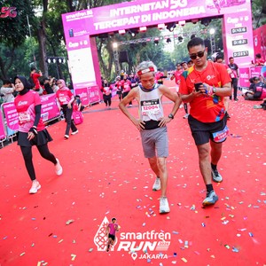Race photo from SMARTFREN RUN 2026