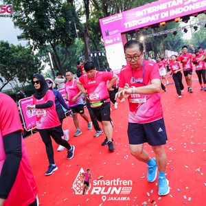 Race photo from SMARTFREN RUN 2026