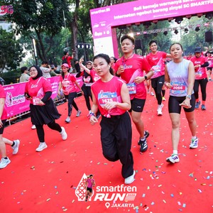 Race photo from SMARTFREN RUN 2026