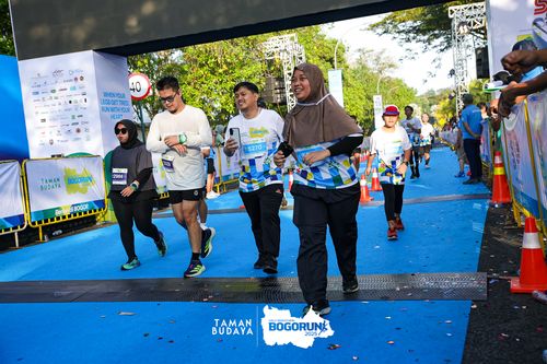 Race photo from Taman Budaya x BOGORUN 2025