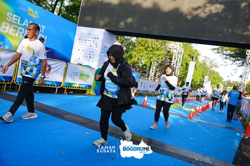Race photo from Taman Budaya x BOGORUN 2025