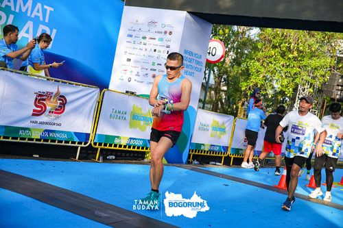 Race photo from Taman Budaya x BOGORUN 2025