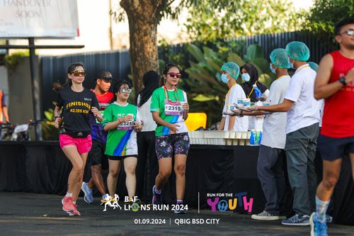 Race photo from BAF LIONS RUN 2024