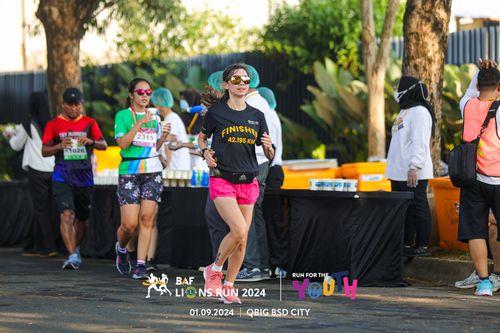 Race photo from BAF LIONS RUN 2024