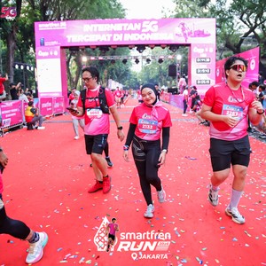 Race photo from SMARTFREN RUN 2026