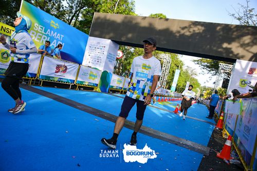 Race photo from Taman Budaya x BOGORUN 2025