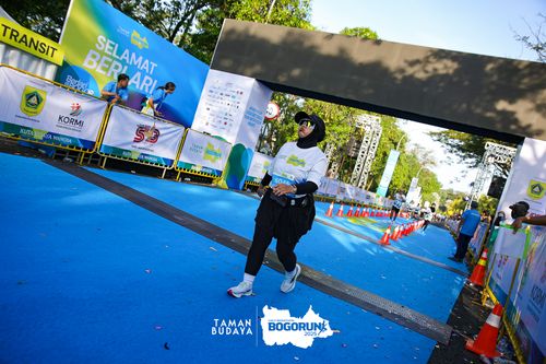 Race photo from Taman Budaya x BOGORUN 2025