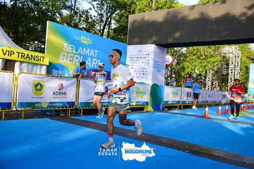 Race photo from Taman Budaya x BOGORUN 2025