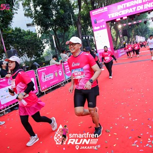 Race photo from SMARTFREN RUN 2026