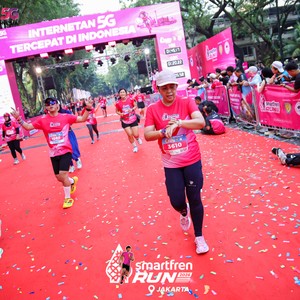 Race photo from SMARTFREN RUN 2026