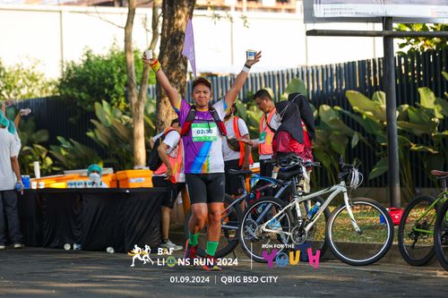 Race photo from BAF LIONS RUN 2024