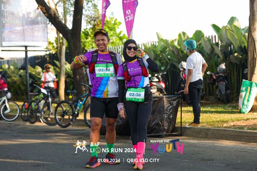 Race photo from BAF LIONS RUN 2024