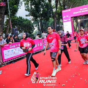 Race photo from SMARTFREN RUN 2026