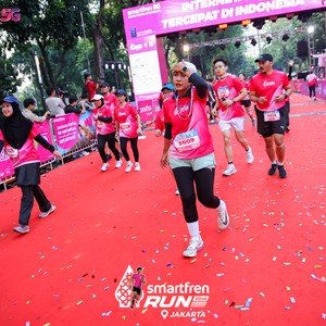 Race photo from SMARTFREN RUN 2026