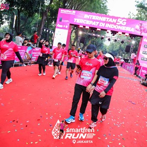 Race photo from SMARTFREN RUN 2026