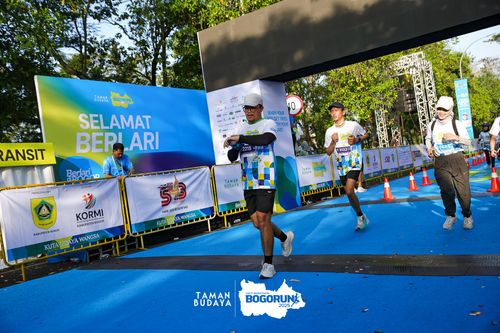 Race photo from Taman Budaya x BOGORUN 2025