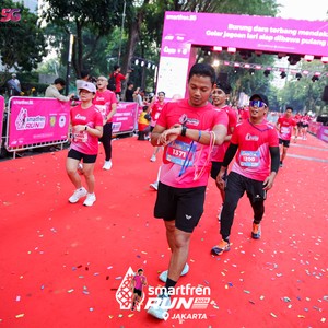 Race photo from SMARTFREN RUN 2026
