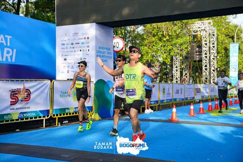 Race photo from Taman Budaya x BOGORUN 2025