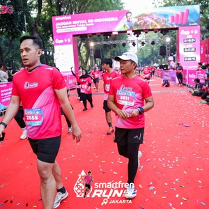 Race photo from SMARTFREN RUN 2026