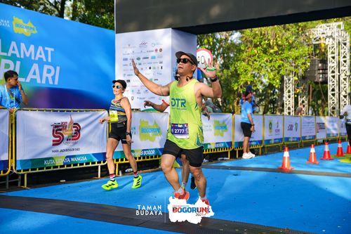 Race photo from Taman Budaya x BOGORUN 2025