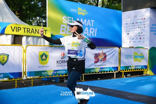 Race photo from Taman Budaya x BOGORUN 2025