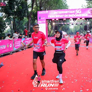 Race photo from SMARTFREN RUN 2026