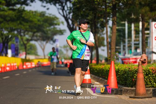 Race photo from BAF LIONS RUN 2024