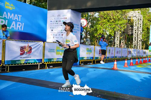 Race photo from Taman Budaya x BOGORUN 2025