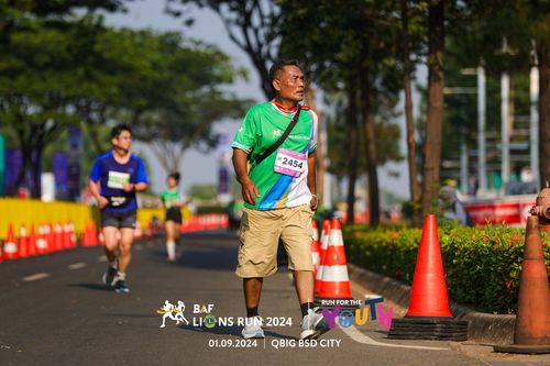 Race photo from BAF LIONS RUN 2024