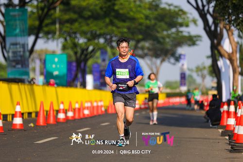 Race photo from BAF LIONS RUN 2024