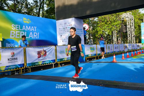 Race photo from Taman Budaya x BOGORUN 2025