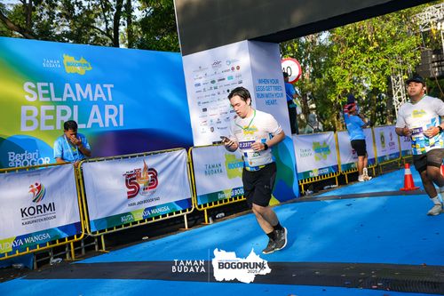 Race photo from Taman Budaya x BOGORUN 2025