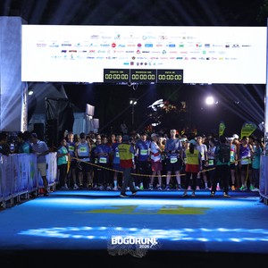 Race photo from BOGORUN 2026