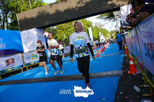 Race photo from Taman Budaya x BOGORUN 2025