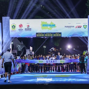 Race photo from BOGORUN 2026