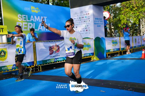 Race photo from Taman Budaya x BOGORUN 2025