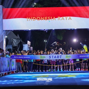Race photo from BOGORUN 2026