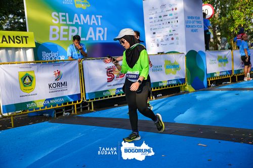 Race photo from Taman Budaya x BOGORUN 2025
