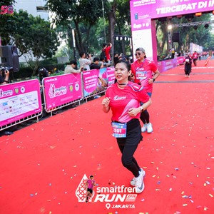 Race photo from SMARTFREN RUN 2026