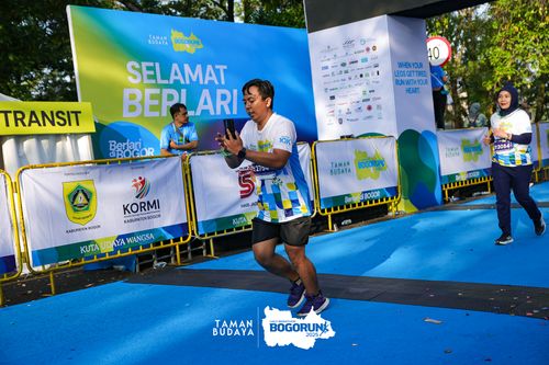 Race photo from Taman Budaya x BOGORUN 2025