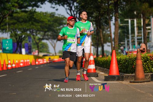 Race photo from BAF LIONS RUN 2024