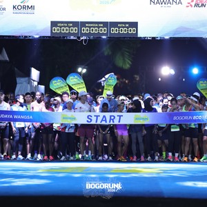 Race photo from BOGORUN 2026