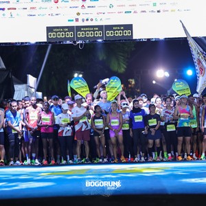 Race photo from BOGORUN 2026