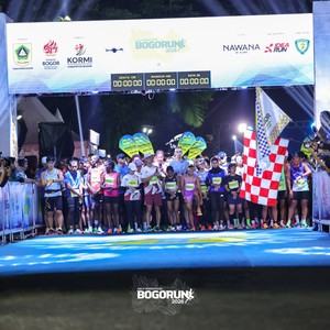 Race photo from BOGORUN 2026