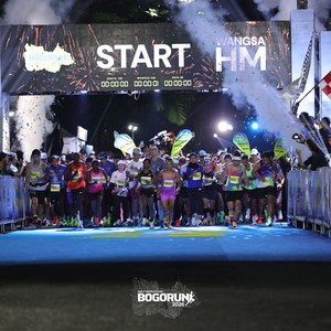 Race photo from BOGORUN 2026
