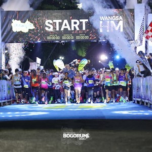 Race photo from BOGORUN 2026